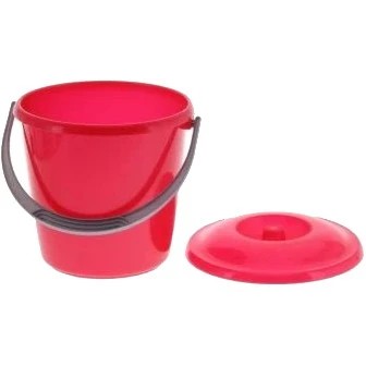 Ведро 5л Соло с крышкой перламутровое красное С631ККРА_3