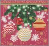 Салфетки бумажные 33*33 Home Collection Classic Ёлочные украшения, 3 слоя, 20л