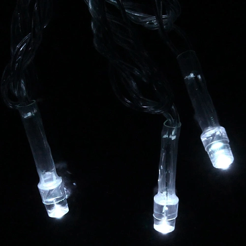 Гирлянда для дома  9,5м 100 ламп LED прозрачпров Белый (можно соединять)_15