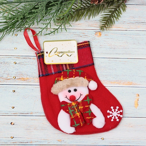 Носок новогодний Весёлые гости 169 см, в ассортименте_7