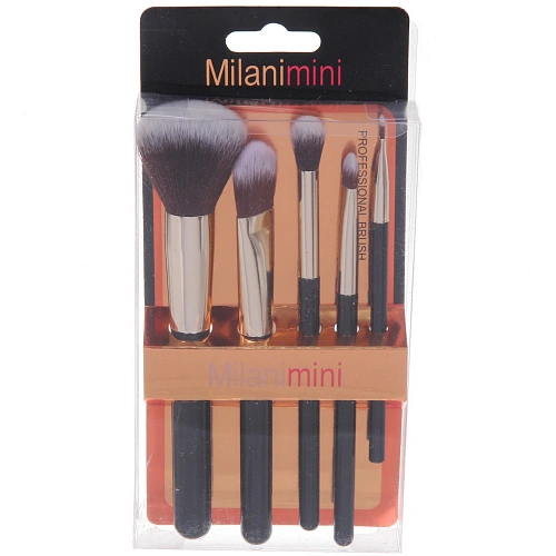 Кисти для макияжа 5шт ДИ МАРКО, цвет черный, 1019см19см_3