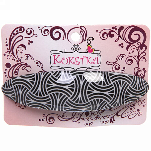 Заколка автомат Calista - Lili, овал, 6 цветов, 92,5см (Кокетка)_8