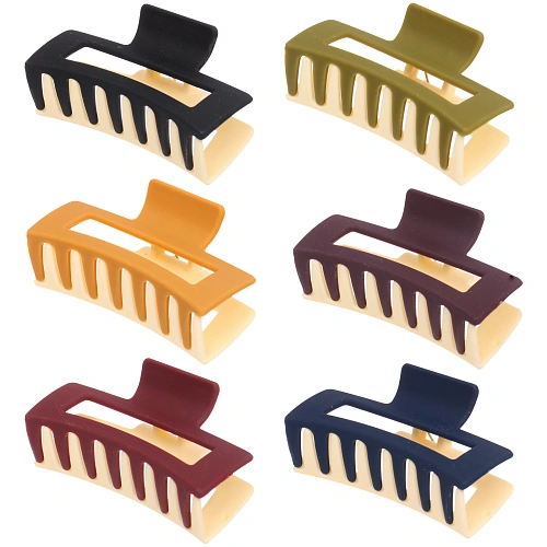 Заколка - краб для волос на блистере "MALIBU", цвет микс, 8,5см●  