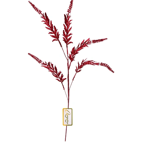 Ветка декоративная Зимняя свежесть 70 см, Рубин_2