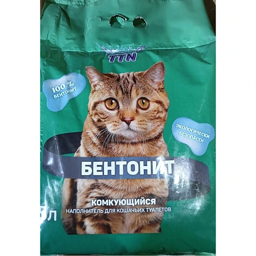 Наполнитель для кошачьего туалета TTN, КотЛета Бентонит 5л
