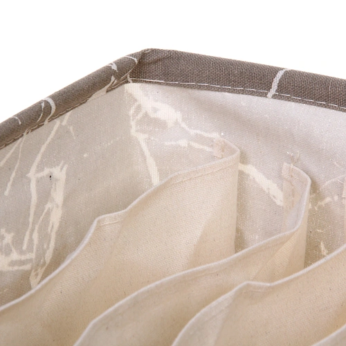 Коробка для хранения 9 ячеек ИДЕЯДОМА, цвет серый, 253217см (лейбл Селфи)_6