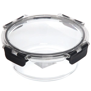 Контейнер стеклянный 950мл "Палермо" герметичный, круглый