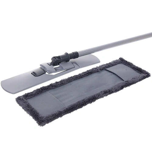 Швабра Селфи с насадкой из микрофибры, насадка 90гр , Gray _10