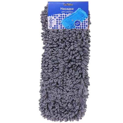 Сменная насадка для швабры из микрофибры Селфи 40х11 см 120гр Gray 