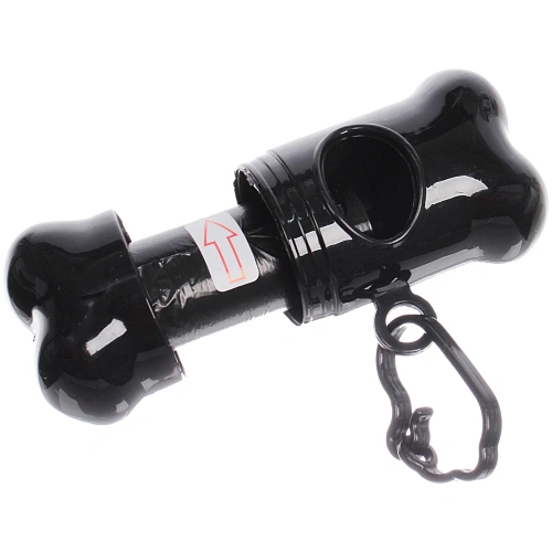 Контейнер с пакетами для уборки за собакой с карабином,цвет черный Ultramarine_4