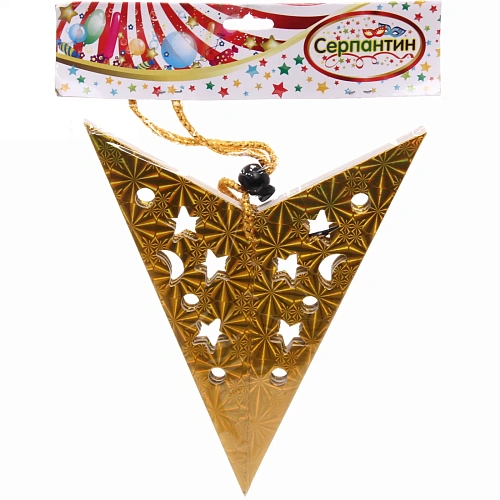 Украшение подвесное Сияние звезды 45 см, Золото_4