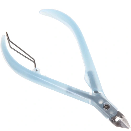 Кусачки для кутикулы, в пакете Ультрамарин, одна пружина, ручки пластик, цвет микс, 10,5см_7