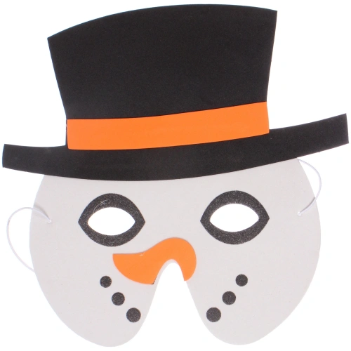 Маска карнавальная "Классный снеговик Майкл"