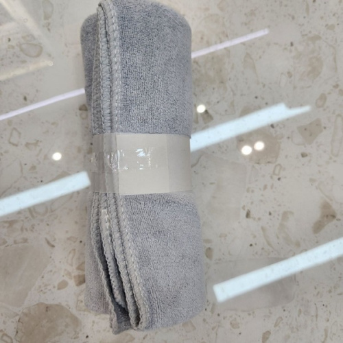 Полотенце кухонное "UNICO", 34*72 см, цвет светло-серый, микрофибра 300 гр/м2