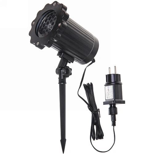 Диско-шар для улицы Хоровод снежинок, авторежим, 220V (цветные снежинки)_7