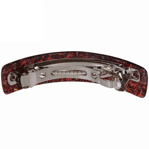 Заколка автомат Lady Collection - Блеск, прямоуг, 6 цветов, 92,5см (Кокетка)_19