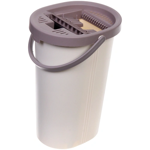 Набор для уборки Селфи Золушка (ведро с отжимом, швабра, две насадки) в цветной коробке ZY018_5