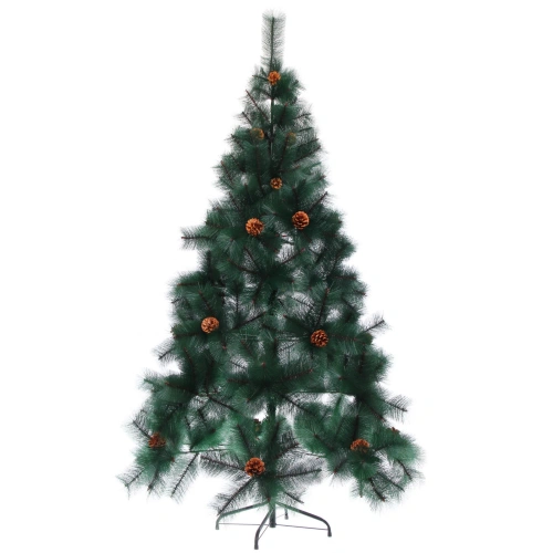 Ёлка "Волшебная шишка" 180 см, леска + шишки (267 ветки)