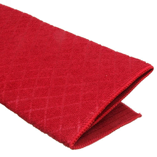 Коврик для сушки посуды 3850см Ромбы красный_4