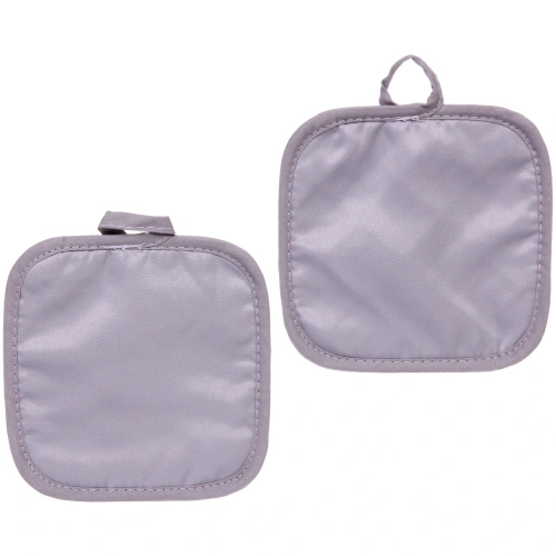 Прихватка в наборе "HOME", цвет серый, 17*17 см, 2 шт