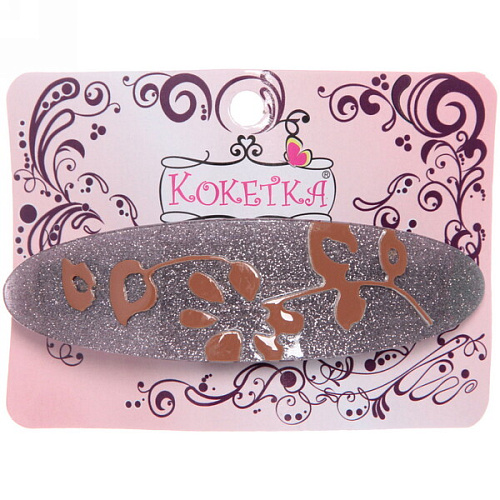 Заколка автомат Women's style - Грация, 102,5см, микс 6 цветов_12