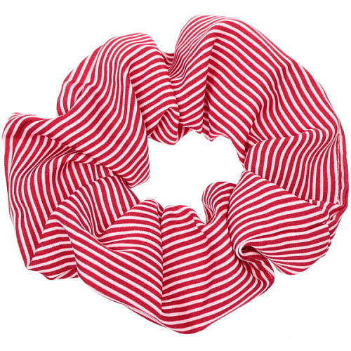 Резинка для волос Collection School, принт полоска, микс 6 цветов, d-10см_17