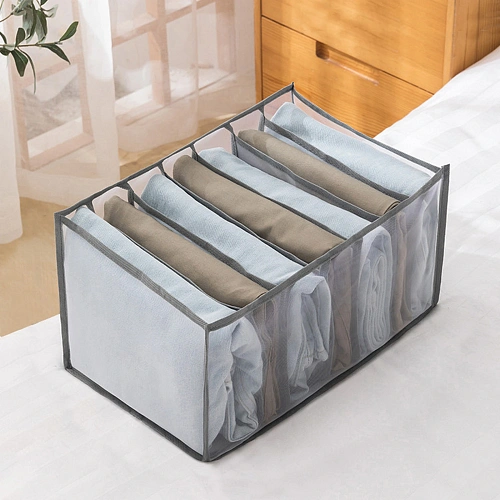 Органайзер - чехол для хранения вещей ИДЕЯДОМА, цвет серый, 7 секций, 362520см_5