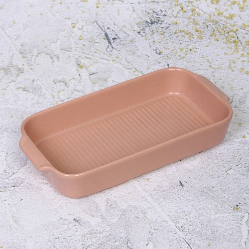 Форма керамическая для запекания Акварель 2451254,5см, розовая_3