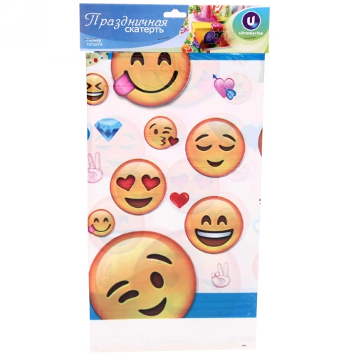 Скатерть "Смайлики" 108*180см, пвх