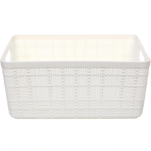 Корзина - органайзер для хранения СТЭНТ, цвет белый, 24185102см _4