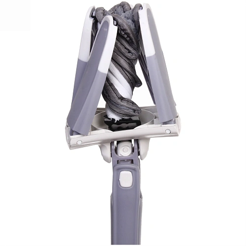 Швабра отжимная Селфи с двумя насадками из микрофибры_4