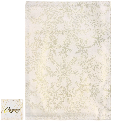 Салфетка сервировочная 33*44 см "Снежинки"