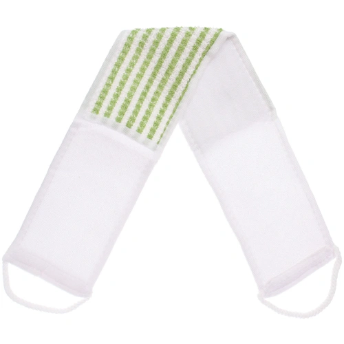 Мочалка для тела "ULTRAMARIN VERONA", комбинированная, цвет белый, 70*11см