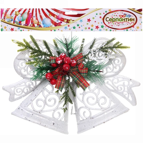 Украшение новогоднее Ажурная сказка 2720 см, Белый_4