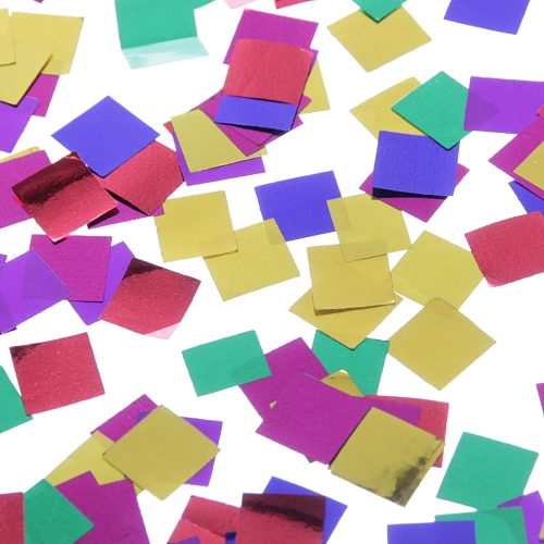 Конфетти Квадрат 15 г (1 см), Мультицвет_2