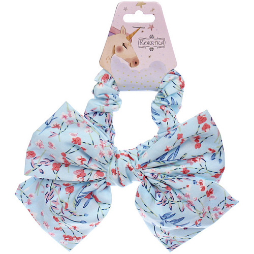 Резинка для волос ПЕРСЕЯ, васельки, микс 6 цветов, d-8,5см (подвес Кокетка Единорог)_8