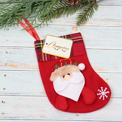 Носок новогодний Весёлые гости 169 см, в ассортименте_5