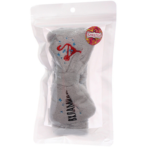 Повязка на голову New collection Vostok- Вхламинго, цвет розовый, серый, голубой и сиреневый, 206см ( упаковка белый ZIP пакет )_10