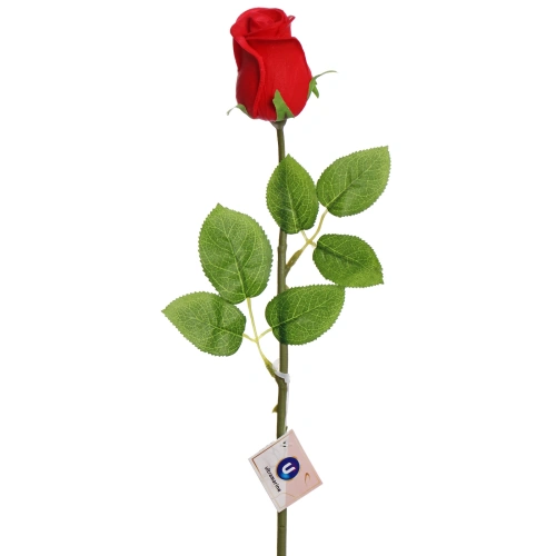 Цветок искусственный "Natur" 45см Роза красная