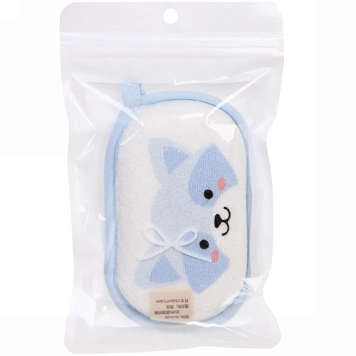 Губка для тела махровая Happy baby - Енот Грэй , 138,5 см (ZIP пакет)_5