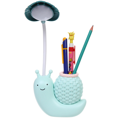 Настольная лампа Sweet - Улитка 30127 см LED с подстаканником, USB 06-3W, Зеленый_7