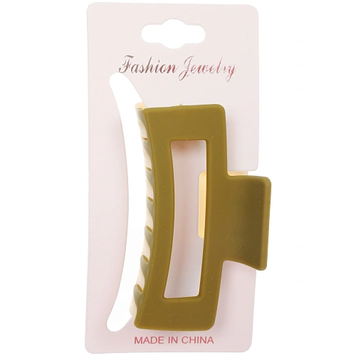 Заколка - краб для волос на блистере MALIBU, цвет микс, 10см  _5