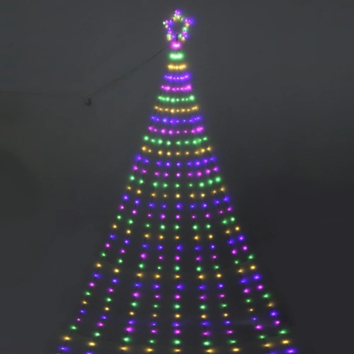 Гирлянда для дома ЗАНАВЕС "Звездный путь"3м (водопад) 281 лампа LED, 7 режимов, IP-20.220v, Мультицвет