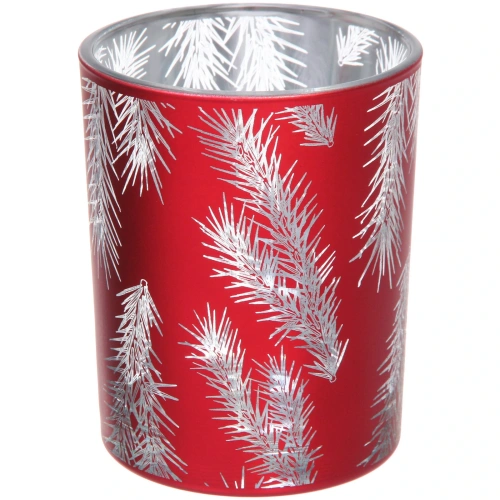 Подсвечник "Волшебная ветвь" 10*12,5 см, Красный