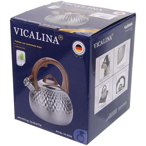 Чайник из нержавеющей стали 3л Vicalina VL-9256, матовый_4