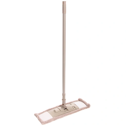 Швабра Селфи с насадкой из микрофибры бежевая  насадка 65гр_4