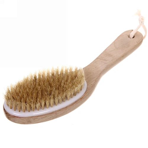 Щетка массажная для тела Ультрамарин - Пробуждение, жесткая, Длина щетки 25см, ширина 7см, щетина 1,5см (лейбл)_8