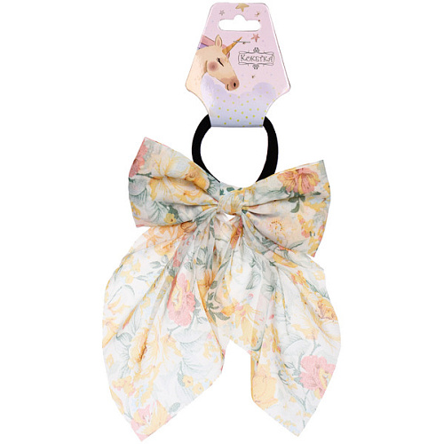 Резинка для волос ПЕРСЕЯ, пионы, микс 4 цвета, d-5см1117см (подвес Кокетка Единорог)_6