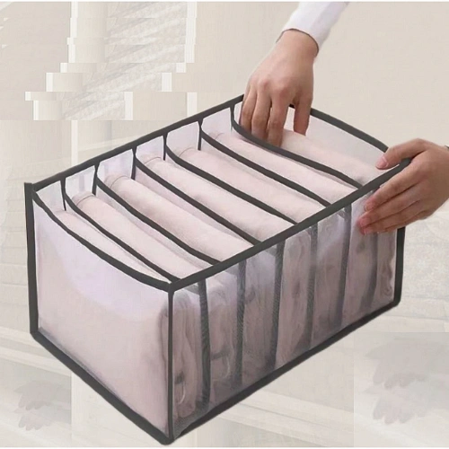 Органайзер - чехол для хранения вещей ИДЕЯДОМА, цвет серый, 7 секций, 362520см_7