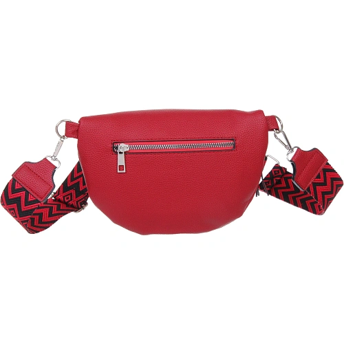 Сумка женская через плечо ИМАНИ, цвет бордовый, три кармана, 241975см (лейбл Ultramarine)_9